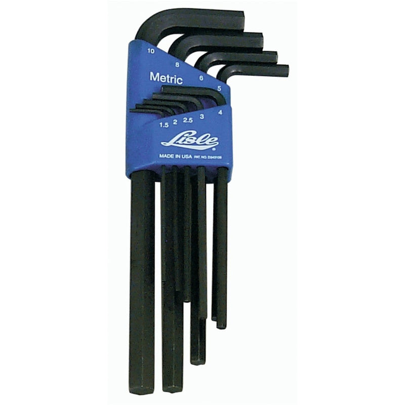 Lisle 42650 Hex Key Set 9 Pc Metric Long 1.5-10Mm - Pelican Power Tool