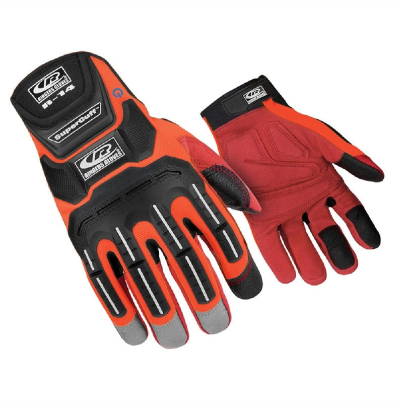 RINGERS 148-12 R-14 Mechanics Gloves Orange Xxl - Pelican Power Tool