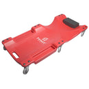 Sunex 8511 40 In. Red Plastic 6-Wheel Creeper - Pelican Power Tool