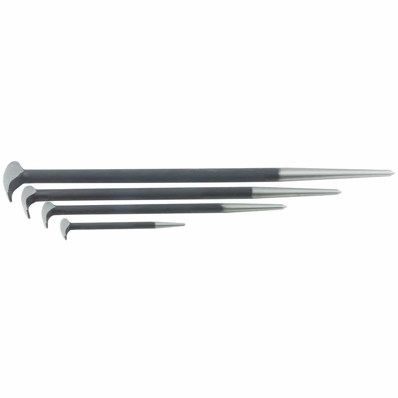 K Tool International KTI-71600 Pry Bar Set 4 Pc Bent End - Pelican Power Tool