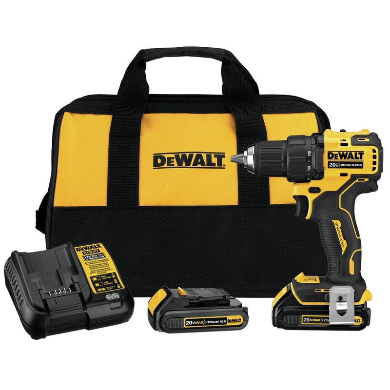 DeWalt DCD708C2 Atomic 20V Brushless Compact 1/2" D - Pelican Power Tool