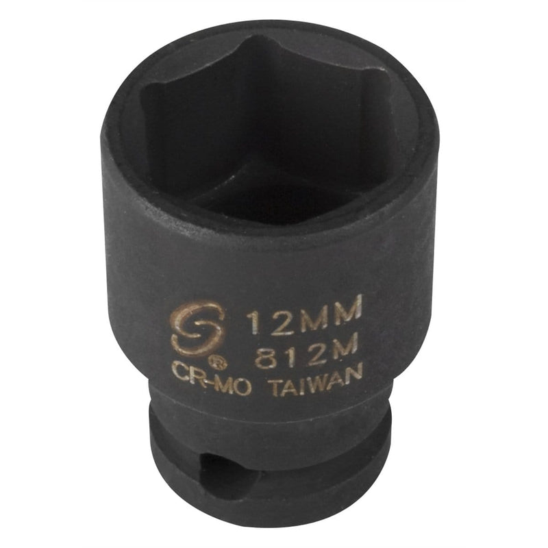 Sunex 812M Soc 12Mm 1/4D Imp 6Pt - Pelican Power Tool