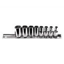 K Tool International KTI-21100 8-Piece 1/4 " Dr 6-Pt Sae Socke - Pelican Power Tool