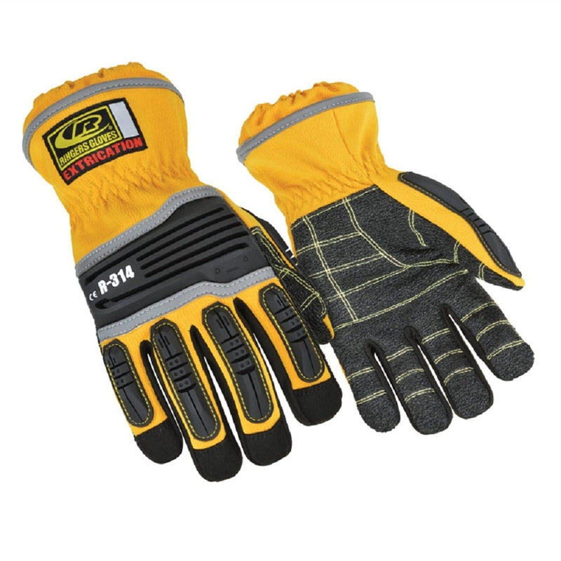 RINGERS 314-09 Extrication Gloves Yellow M - Pelican Power Tool