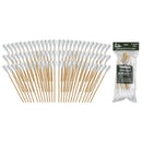 RamRodz 50075 .50 Caliber 8" Bamboo Handle 75 Pcs Ramrodz - Pelican Power Tool