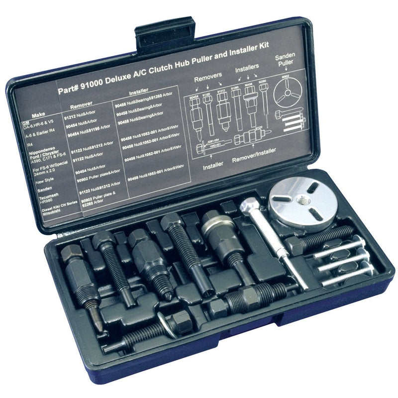 Mastercool 91000-A Clutch Hub Puller Installer Kit - Pelican Power Tool