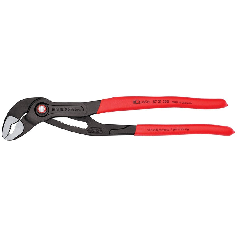 Knipex 87 21 300 12 Inch Cobra Quickset Water Pump Pliers - Pelican Power Tool