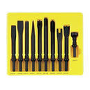 Grey Pneumatic CS110 10 Piece General Service Chisel Set - .401 Shank - Pelican Power Tool