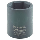 K Tool International KTI-38127 Soc Imp Met 1/2Dr 27Mm - Pelican Power Tool