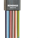 Bondhus Corp. 69699 9 Pc Colorguard L Wrench Xl - Pelican Power Tool