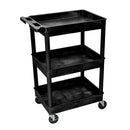 Luxor STC111 3 Shelf Tub Cart 18 x 24 - Pelican Power Tool
