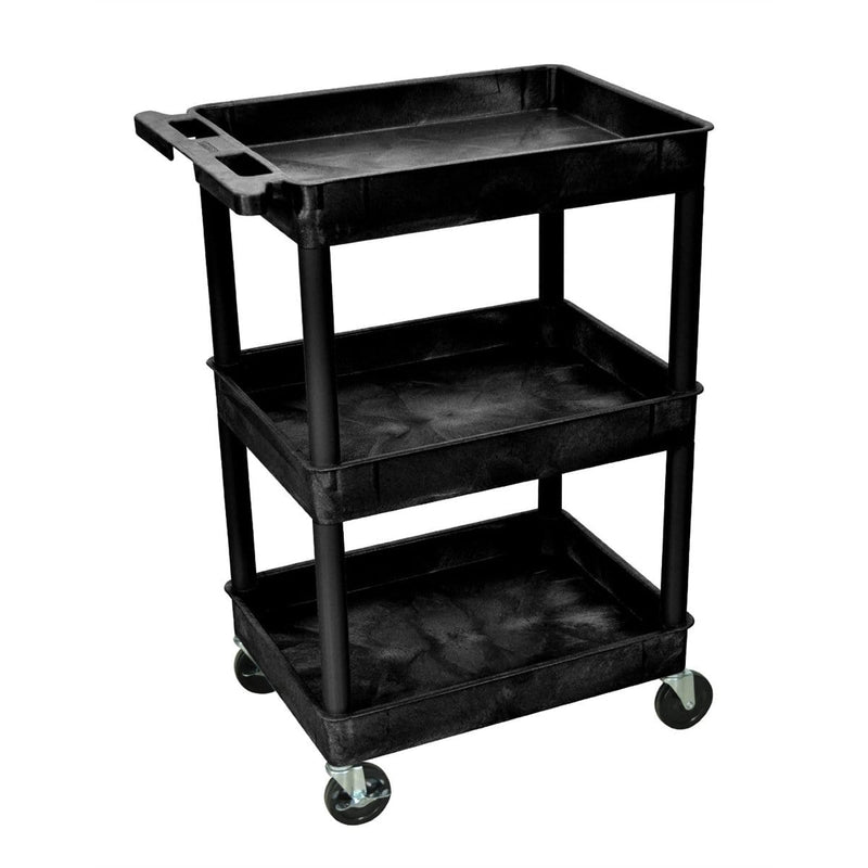 Luxor STC111 3 Shelf Tub Cart 18 x 24 - Pelican Power Tool