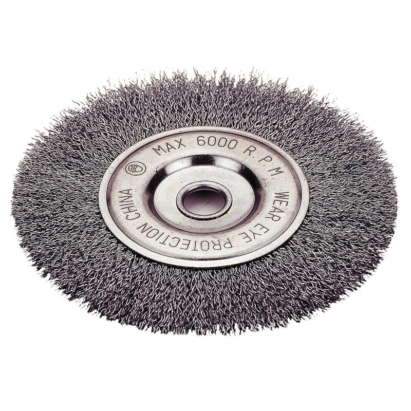 Firepower 1423-2327 Wheel Brush 4", Crimped Wire, 5/8"-11Nc, 1/2"Width - Pelican Power Tool