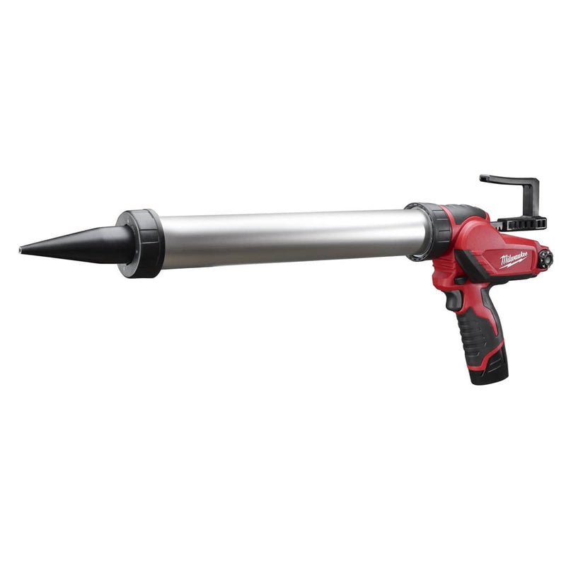 Milwaukee 2442-21 M12 20 Oz. Aluminum Barrel Sausage Style Caulk Adhesive (1) Redlith Cp1.5 Batt Kit - Pelican Power Tool