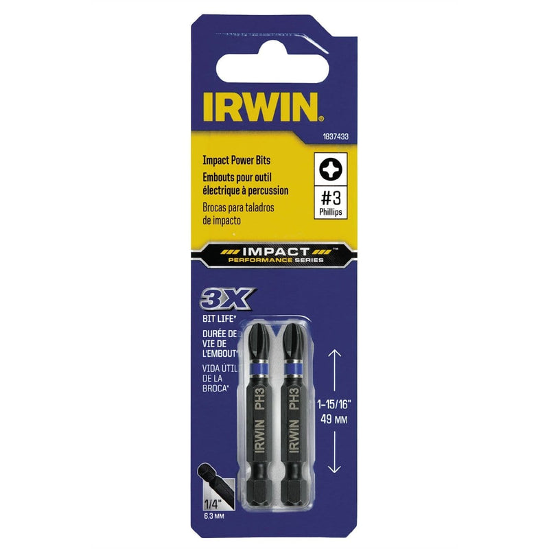 Hanson 1837433 Phillips Impact Bit No. 3 - Pelican Power Tool