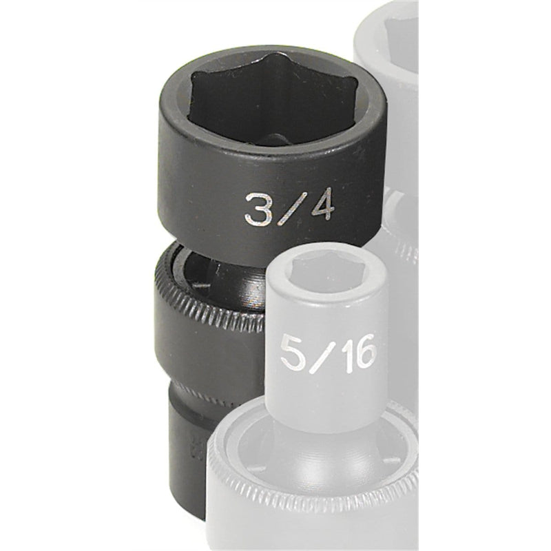 Grey Pneumatic 1024U 3/8 in. Drive x 3/4 in. Standard Universal - Pelican Power Tool