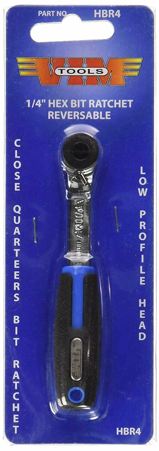 Vim Products HBR4 Close Quarters Bit Ratchet With Handle - Pelican Power Tool