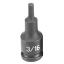 Grey Pneumatic 1906F 3/8 in. Drive x 3/16 in. Hex Driver - Pelican Power Tool