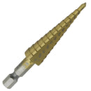 K Tool International KTI71235 Step Drill Bit 1/8"-1/2" - Pelican Power Tool