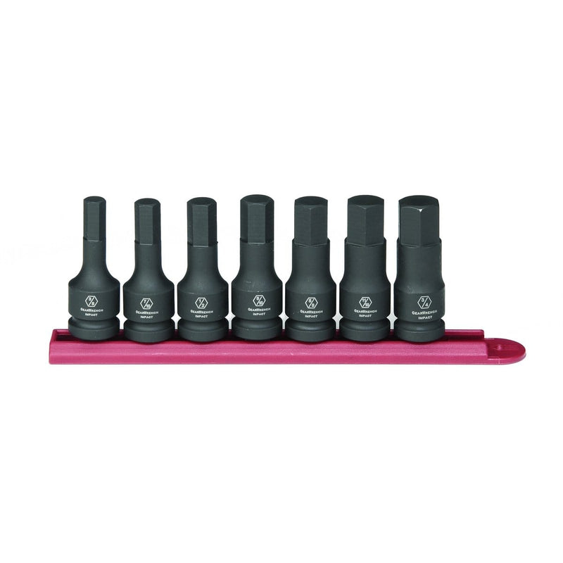 GearWrench 84941 7 Pc. 1/2" Dr Hex Imp Soc Set Sae - Pelican Power Tool