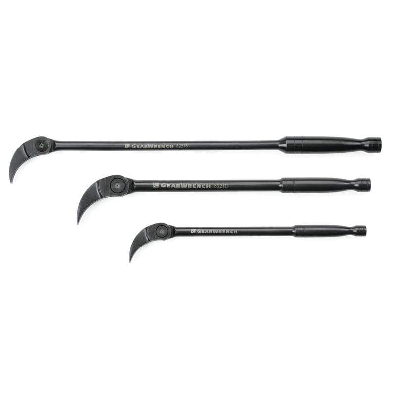 GearWrench 82301 3Pc Indexible Pry Bar Set - Pelican Power Tool