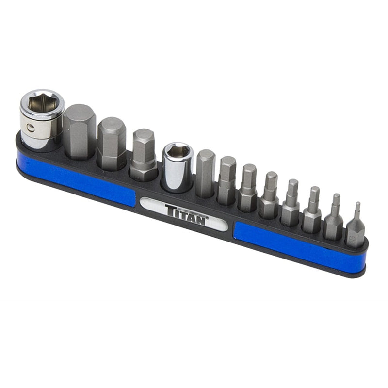 Titan 16112 13-Pc Metric Hex Bit Set - Pelican Power Tool