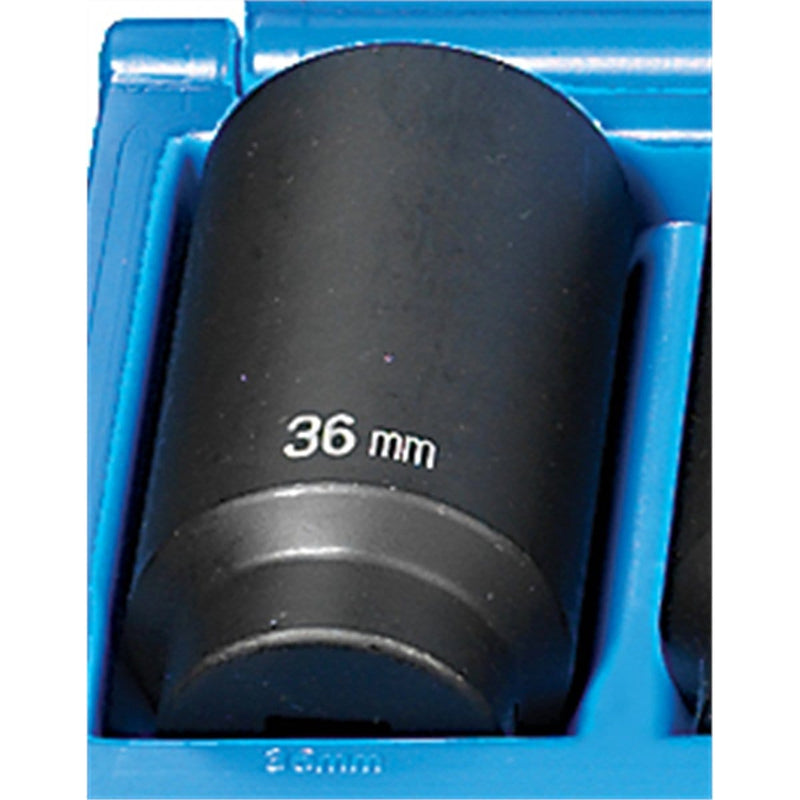 Grey Pneumatic 2136MD 1/2 in. Drive x 36mm Deep - 12-Point - Pelican Power Tool