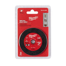 Milwaukee 49-94-3000 3-Pack, 3 in. Metal Cut Off Wheel MAX 20,000 RPM - Pelican Power Tool