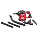 Milwaukee 0882-20 M18 Compact Vacuum with 4 ft. Hose, Crevice Tool, Extensions and Floor Tool - Pelican Power Tool
