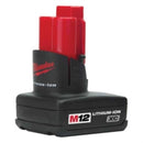 Milwaukee 48-11-2402 M12 Lith-Ion XC Battery-Pack Each - Pelican Power Tool
