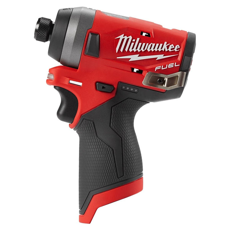 Milwaukee 2553-20 M12 FUEL 1/4 in. Hex Impact Driver Bare Tool - Pelican Power Tool