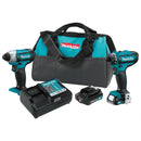 Makita CT230R 12V max CXT Li-Ion 2.0 Ah 2-Piece Combo Impact Driver & 1/4" Hex Driver-Drill - Pelican Power Tool