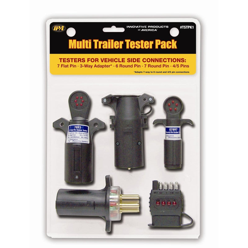 Innovative Products Of America TSTPK1 Vehicle-Side Trailer Circuit Tester Jobber Pack - Pelican Power Tool