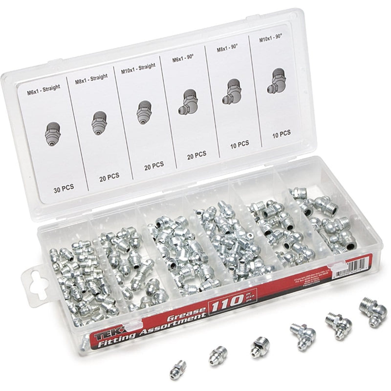 Titan 45274 110-Pc Grease Fit Assortment - Pelican Power Tool