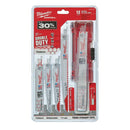 Milwaukee 49-22-1129 12-Pc Demolition Bi-Metal Sawzall Blades Set - Pelican Power Tool
