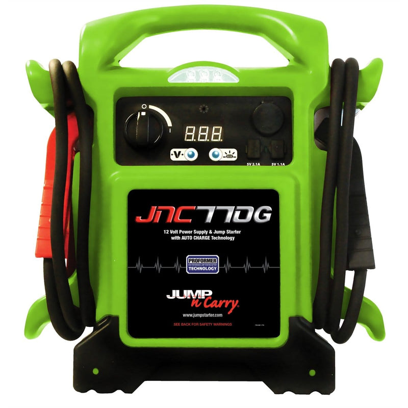 Clore Automotive JNC770G Jump-N-Carry 12V Premium Jump Starter with 1700 Peak Amp - Pelican Power Tool