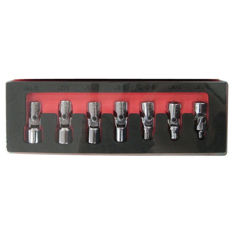 Astro Pneumatic 7407 7Pc Flex Socket Set-6 Point Sae - Pelican Power Tool