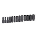 Grey Pneumatic 1213MDG 3/8" Drive 13 Pc. Deep Metric Magnetic Impact Set - Pelican Power Tool