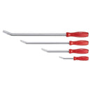 Milwaukee 48-22-9214 4-Pc I-Beam All-Metal Core Chrome Finish Pry Bar Set, (8, 12, 18, 24 In.) - Pelican Power Tool