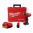 Milwaukee 2503-22 M12 Fuel Lightweight 1/2" Drill Driver (2) Batt Kit - Pelican Power Tool