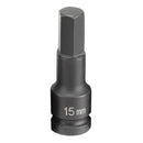 Grey Pneumatic 2915M 1/2" Drive x 15mm Hex Driver - Pelican Power Tool
