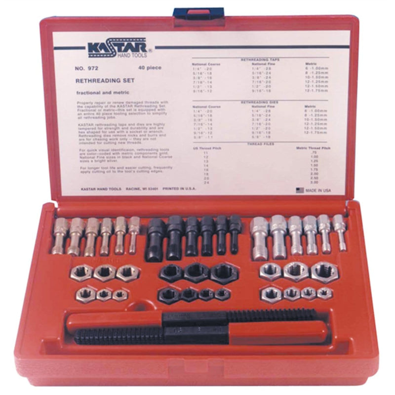 Lang Tools 972 Rethread Set 40 Pc - Pelican Power Tool