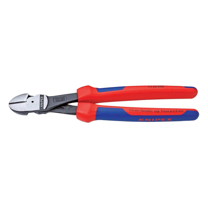 Knipex 74 02 250 10" High Leverage Diagonal Cutters-Comfort Grip - Pelican Power Tool