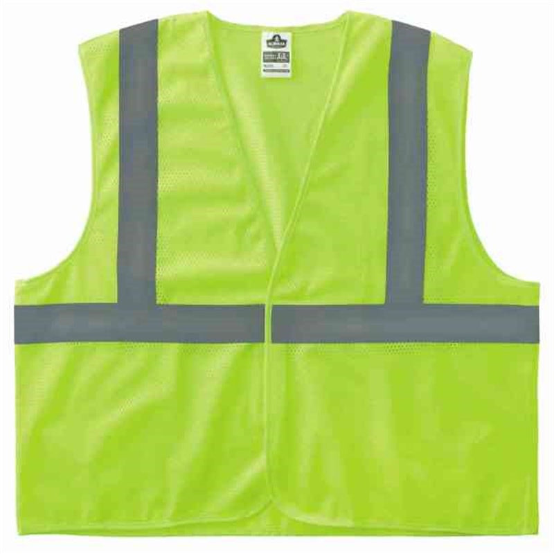 Ergodyne 20975 8205Hl L/Xl Lime Type R Class 2 Super Mesh Vest - Pelican Power Tool