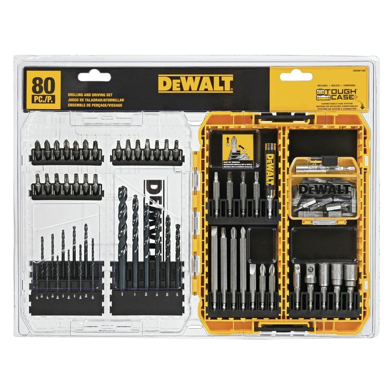 DeWalt DWAMF1280 Dewalt 80Pc Drill/Drive Accessory Set W/ Case - Pelican Power Tool