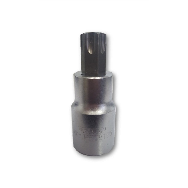 Vim Products PFS8T55 T55 Torx Bit Satin Chrome 1/2 Sqaure Dr - Pelican Power Tool