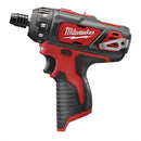 Milwaukee 2460-20 M12 1/4" Hex Screwdriver (Bare Tool) - Pelican Power Tool