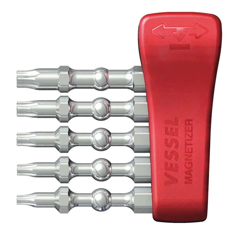 VESSEL TOOL U.S.A INC IBMG50K002 Impact Ball Bits Tx Assort X50 5Pc With Mg Holder - Pelican Power Tool