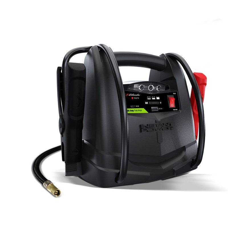 Schumacher Electric SL1435 1200 Peak Amp Lithium Ion Jump Starter W/ Compress - Pelican Power Tool