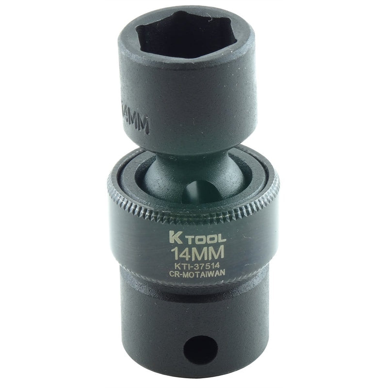 K Tool International KTI-37514 Soc 14Mm 3/8D Imp Univ 6Pt - Pelican Power Tool